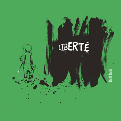 Visuel Libert&eacute; sur t-shirt bio &eacute;quitable